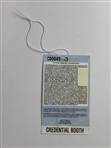 Champion Trevor Immelman Signed 2008 Masters Tournament Sunday Grounds Pass JSA ALOA