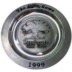 1999 The Skins Game Landmark Golf Club Pewtarex Commemorative Plate