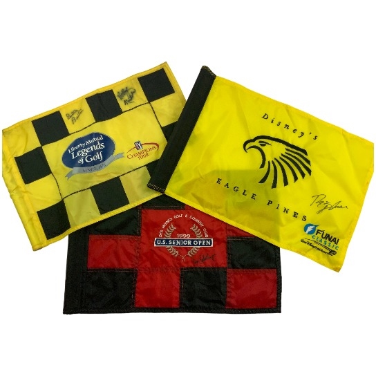 Baird, Nichols, Palmer & Eichelberger Signed Flags JSA ALOA