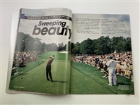 Kultida (Mother) Woods Signed April 2001 GolfWorld Magazine w/ Tiger Cover - Rare! JSA ALOA