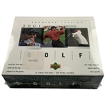 2001 Upper Deck Premiere Edition Golf Factory Sealed Hobby Box