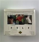 Two 2001 Upper Deck Golf Premiere Edition Factory Sealed Hobby Boxes