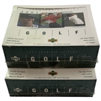 Two 2001 Upper Deck Golf Premiere Edition Factory Sealed Hobby Boxes