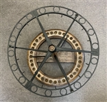 Antique Revolving Floor Display Golf Club Stand