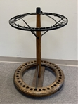 Antique Revolving Floor Display Golf Club Stand