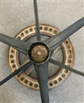 Antique Revolving Floor Display Golf Club Stand