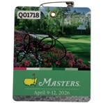 Rory Mcilroy Signed 2026 Masters SERIES Badge #Q01718 JSA ALOA