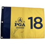 Spieth & Rai Signed 2026 PGA Championship at Aronimink Flag JSA ALOA