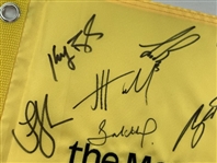 2024 Memorial Tournament Field Signed Golf Pin Flag with 41 Signatures JSA ALOA