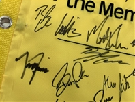 2024 Memorial Tournament Field Signed Golf Pin Flag with 41 Signatures JSA ALOA