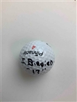 Pete Dye Signed TPC Sawgrass Golf Ball W An Assortment of Vintage PGA Tournament Players Championship Pinback Badges JSA ALOA