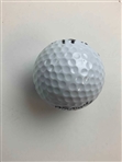 Pete Dye Signed TPC Sawgrass Golf Ball W An Assortment of Vintage PGA Tournament Players Championship Pinback Badges JSA ALOA