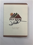 Duval, Johnson, Spieth & Player Signed Scorecards JSA ALOA