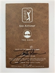 Duval, Johnson, Spieth & Player Signed Scorecards JSA ALOA