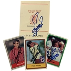 A Collection of Fuzzy Zoeller Signed Golf Memorabilia Including Trading Cards and Scorecard JSA ALOA