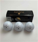 Michael Jordan's Personal Maxfli Revolution Tour 'M.J.' & '23' Golf Balls in Original Sleeve