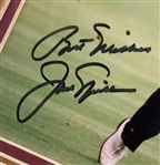 Palmer, Nicklaus, Floyd & Watson Signed Golf Memorabilia Display Legends on the Swilcan Bridge JSA ALOA