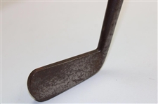 Antique Ingersolls Smooth Face Hickory Shaft Golf Putter