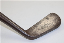 Antique Ingersolls Smooth Face Hickory Shaft Golf Putter