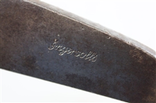 Antique Ingersolls Smooth Face Hickory Shaft Golf Putter