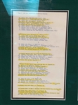 Big 3, Champ Boros & Field Signed 1963 U.S. Open at The Country Club of Brookline Ensemble Piece JSA ALOA