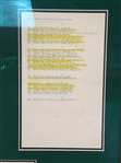 Big 3, Champ Boros & Field Signed 1963 U.S. Open at The Country Club of Brookline Ensemble Piece JSA ALOA