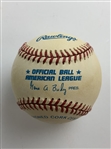 Johnny Bench Single-Signed Rawlings Official American League Baseball JSA ALOA