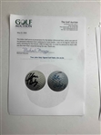 Two John Daly Signed Personal Golf Balls JSA ALOA