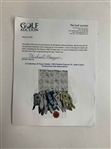 A Collection of Fuzzy Zoeller Used Gloves & 1990 Federal Express St. Jude Classic Professional Golf Memorabilia