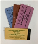 A Collection of approximately 19 pieces of official U.S. Open Golf Championship tickets and parking ephemera, 1981-2002