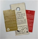 A Collection of approximately 19 pieces of official U.S. Open Golf Championship tickets and parking ephemera, 1981-2002