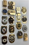 Large Collection of 100 Golf Badges, Money Clips & Divot Tools - Masters, US Open, Tiger Wins & More