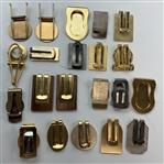 Large Collection of 100 Golf Badges, Money Clips & Divot Tools - Masters, US Open, Tiger Wins & More