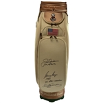 Rory McIlroy, Jack Nicklaus & Gary Player Signed Grand Slam TaylorMade US Open Pinehurst Staff Bag w/ Dates JSA ALOA