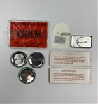 A Collection of U.S. Open Championship Golf Badges, Pins, and Ephemera 1980-1995