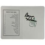 Byron Nelson Signed Augusta National Golf Club Masters Scorecard JSA ALOA
