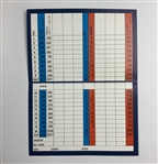 Jack Nicklaus Signed Pebble Beach Scorecard - Site of '72 US Open & '61 US Am Wins JSA ALOA