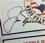 Jack Nicklaus and Tom Watson Signed 1992 US Open Pebble Beach Scorecard - Mazzeo Collection JSA ALOA
