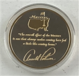 Arnold Palmer Ltd Ed Masters Coins Set in Original Emerald Box w/COA #279/750