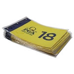 Ten (10) 2025 PGA Championship at Quail Hollow Official Unopened Screen Flags - Scheffler Winner
