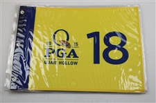 Ten (10) 2025 PGA Championship at Quail Hollow Official Unopened Screen Flags - Scheffler Winner