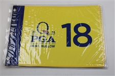 Ten (10) 2025 PGA Championship at Quail Hollow Official Unopened Screen Flags - Scheffler Winner