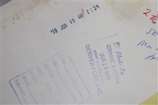 Three (3) Seve Ballesteros Wire Photos - 13yr Old Caddie, Green Notepad & Missed Putt