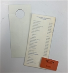 A Collection of Approximately 28 Pieces of Vintage Bing Crosby and AT&T Pebble Beach National Pro-Am Golf Caddie Memorabilia
