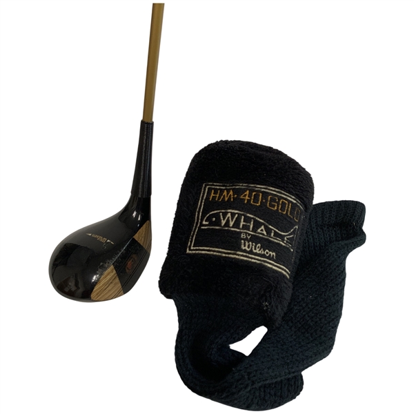Payne Stewarts 1991 Dutch Open Winning Used Wilson The Whale HM-40 Driver w/ Original Headcover & Provenance Letter