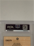 2001 Masters Tournament Sunday Full Grounds Pass PSA GOOD 2 Tiger Woods Tiger Slam Victory
