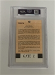 2001 Masters Tournament Sunday Full Grounds Pass PSA GOOD 2 Tiger Woods Tiger Slam Victory