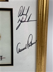 Palmer, Mickelson, Couples & Trevino Signed 2002 Par 3 Shootout Commemorative Display JSA ALOA