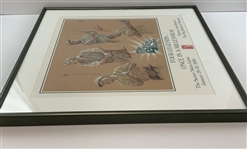 Big Three & Watson Signed 2000 Senior Skins Game Four Legends Commemorative Framed Print JSA ALOA
