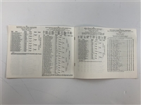 1962 United States Golf Association Supplement Record Book Championships w/ Jack Nicklaus 1st Win